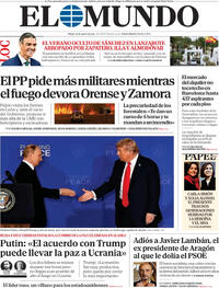 Portada El Mundo 2025-08-16