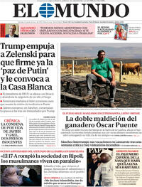 Portada El Mundo 2025-08-17