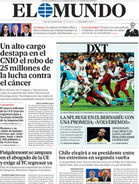 Portada El Mundo 2025-11-17