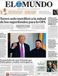 Portada El Mundo 2025-10-18