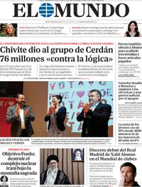Portada periódico El Mundo