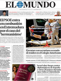 Portada periódico El Mundo