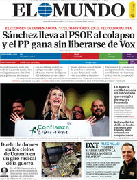 Portada El Mundo 2025-12-22