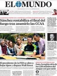 Portada El Mundo 2025-08-23