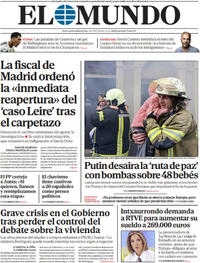 Portada El Mundo 2025-10-23