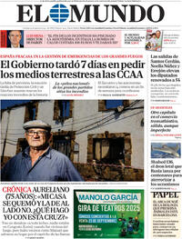 Portada El Mundo 2025-08-24