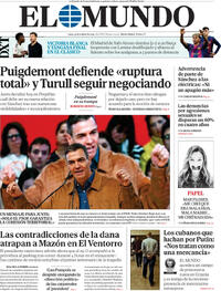 Portada El Mundo 2025-10-27