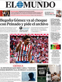 Portada El Mundo 2025-09-28