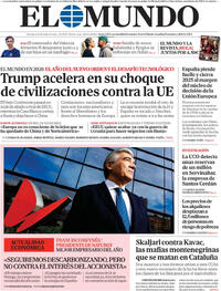 Portada El Mundo 2025-12-28