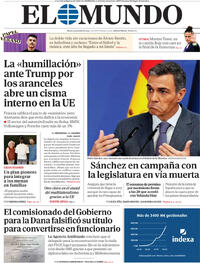 Portada El Mundo 2025-07-29