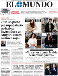 Portada El Mundo 2025-12-29