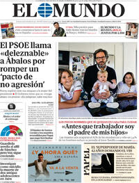 Portada periódico El Mundo