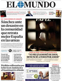 Portada El Mundo 2026-02-08