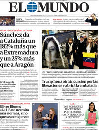 Portada El Mundo 2026-01-10