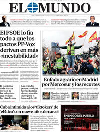 Portada El Mundo 2026-02-12