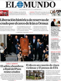 Portada El Mundo 2026-03-12