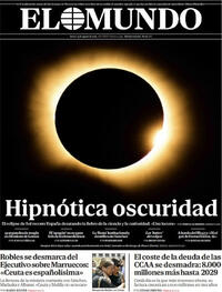 Portada El Mundo 2026-08-13