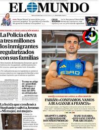 Portada El Mundo 2026-07-14