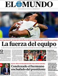 Portada El Mundo 2026-07-15