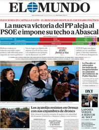 Portada El Mundo 2026-03-16