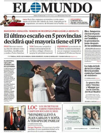 Portada El Mundo 2026-05-16