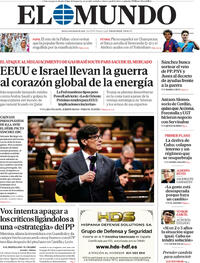 Portada El Mundo 2026-03-19