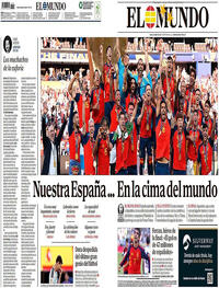 Portada El Mundo 2026-07-20