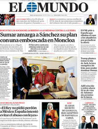 Portada El Mundo 2026-03-21