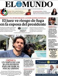 Portada periódico El Mundo