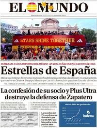 Portada El Mundo 2026-07-21