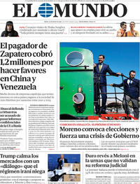 Portada El Mundo 2026-03-24
