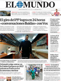 Portada El Mundo 2026-02-25