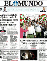 Portada El Mundo 2026-05-25