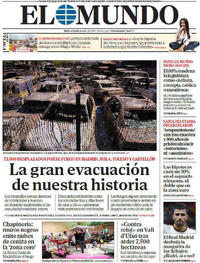 Portada periódico El Mundo