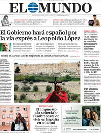 Portada El Mundo 2026-03-30