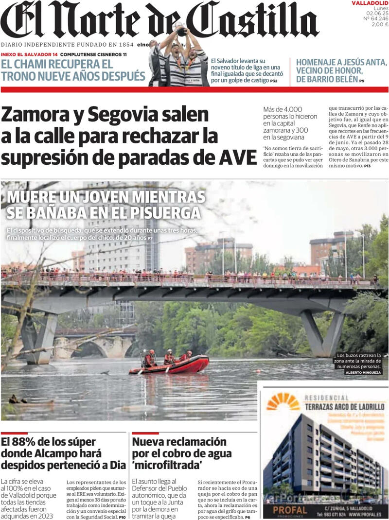Portada La Tribuna de Toledo 2025-06-02