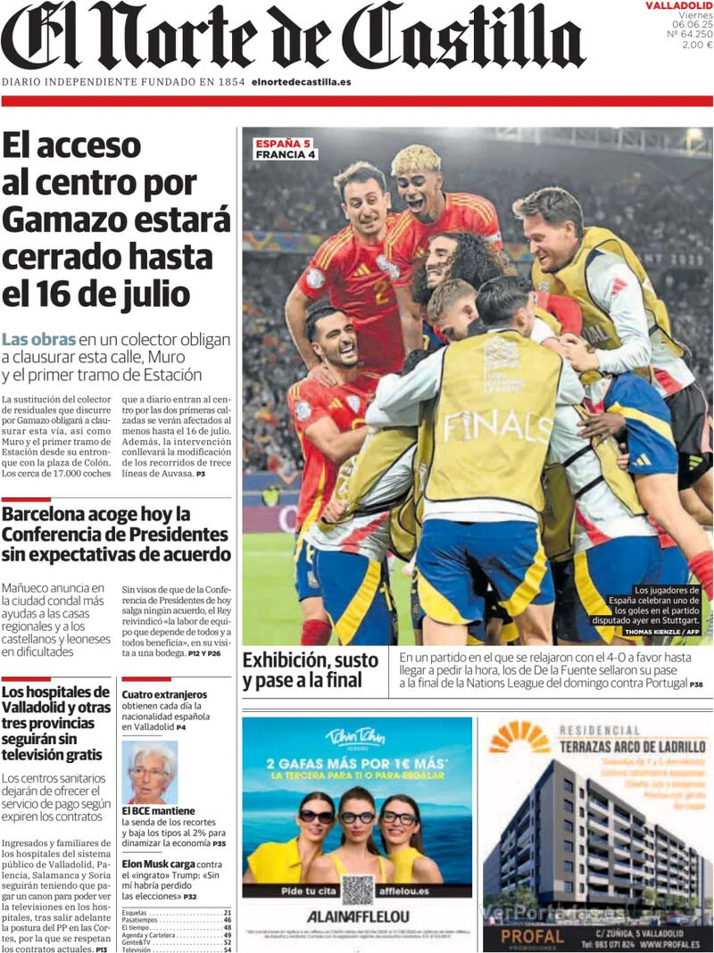 Portada La Tribuna de Toledo 2025-06-06