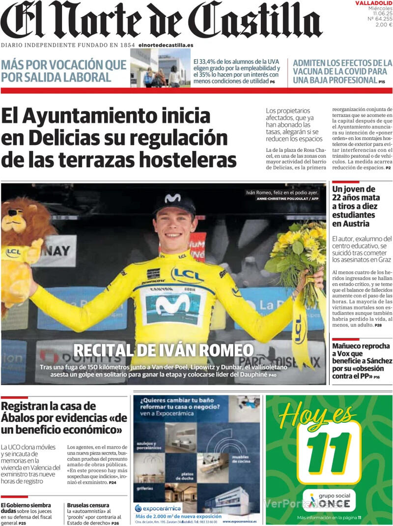 Portada La Tribuna de Toledo 2025-06-11