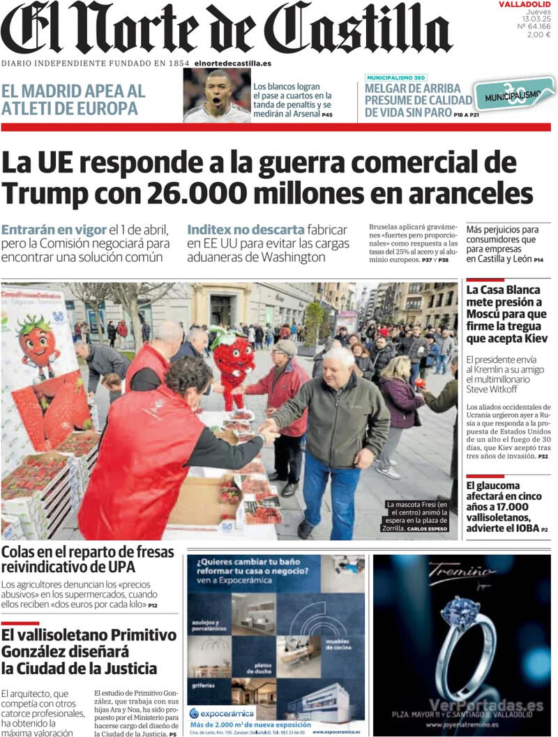 Portada La Tribuna de Toledo 2025-03-13