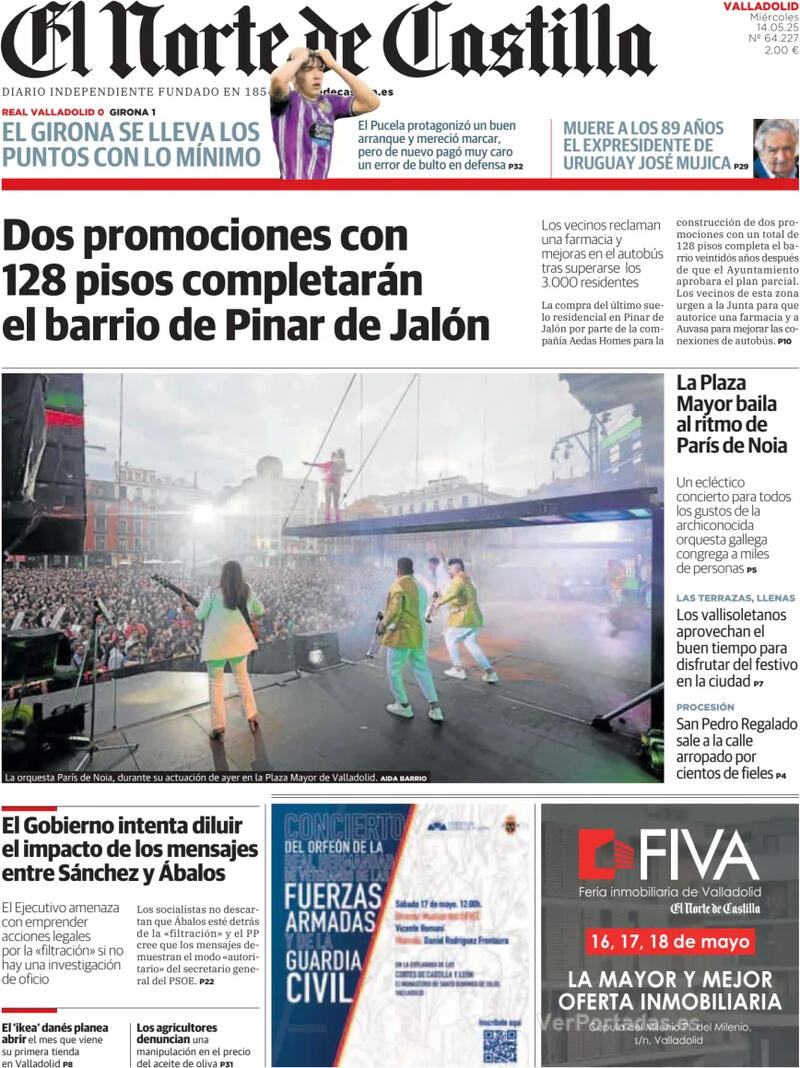 Portada La Tribuna de Toledo 2025-05-14