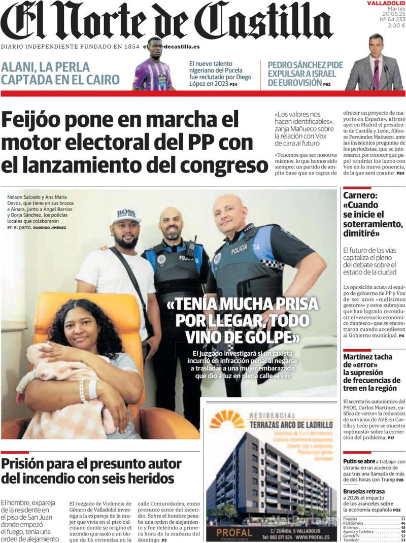 Portada La Tribuna de Toledo 2025-05-20