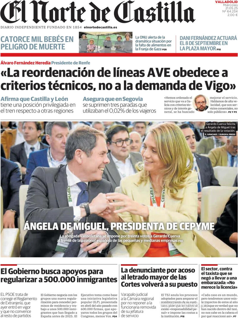 Portada La Tribuna de Toledo 2025-05-21