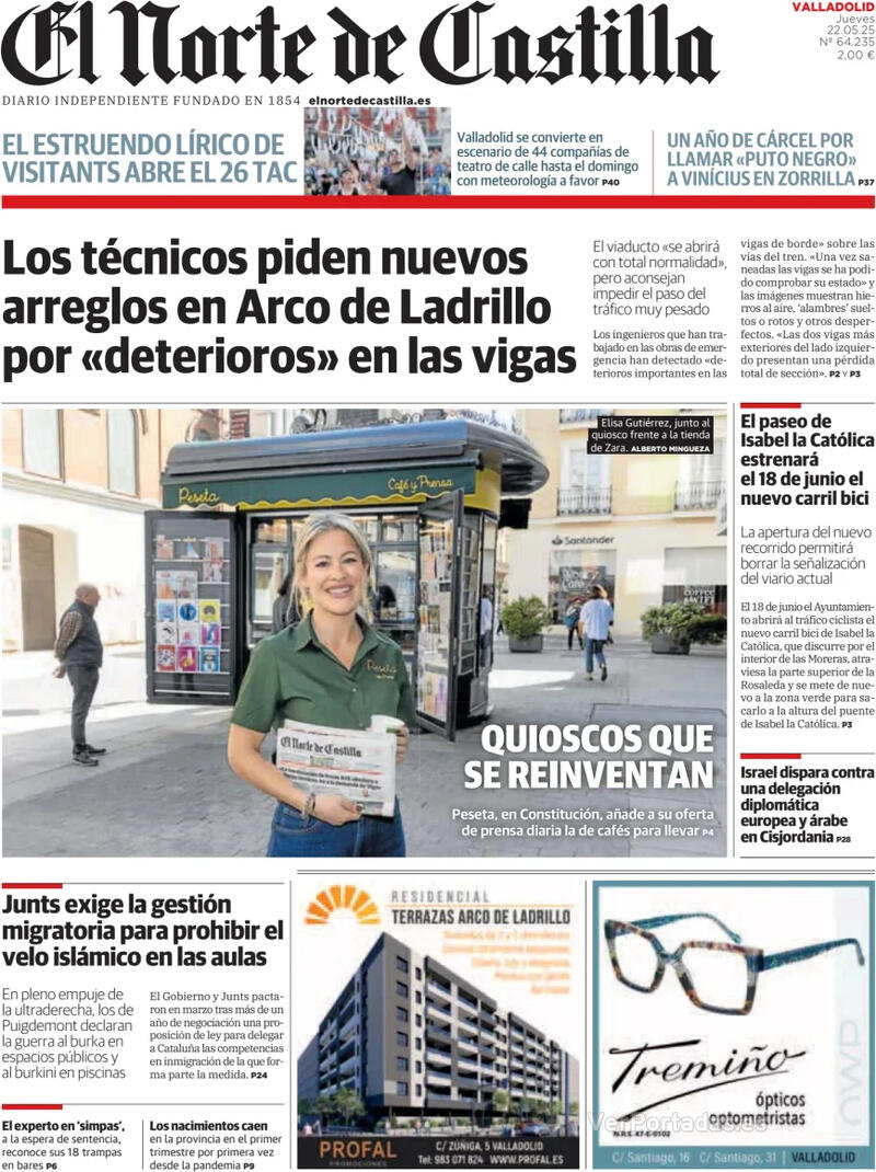 Portada La Tribuna de Toledo 2025-05-22