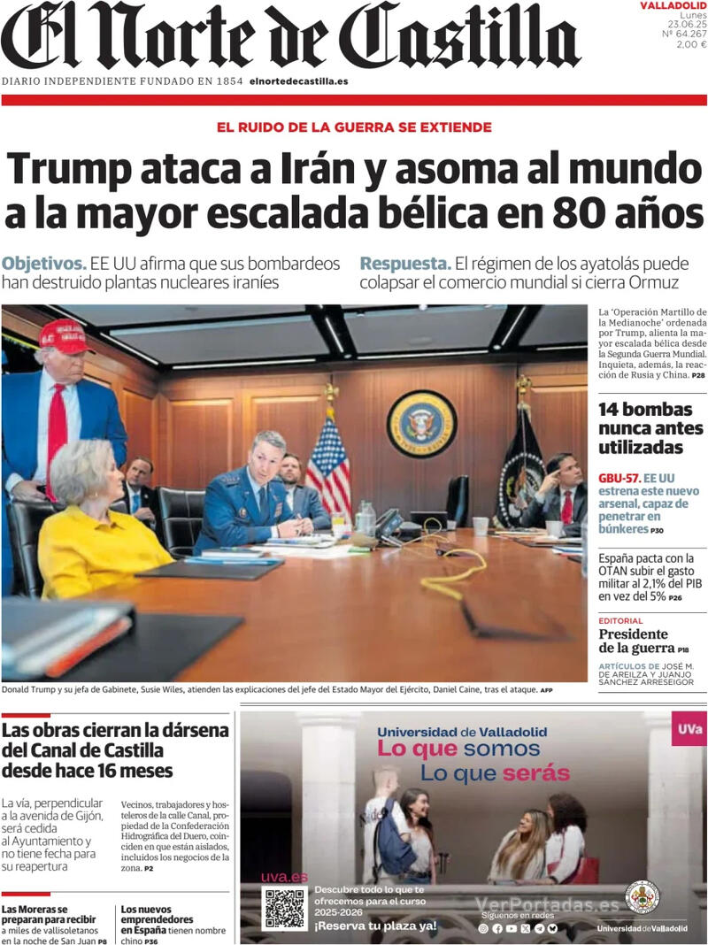 Portada La Tribuna de Toledo 2025-06-23