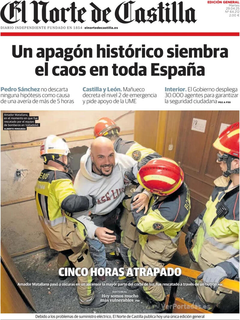 Portada La Tribuna de Toledo 2025-04-29