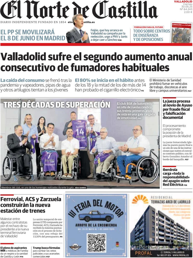 Portada La Tribuna de Toledo 2025-05-30