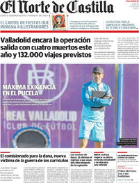 Portada El Norte de Castilla 2025-08-01