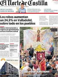 Portada El Norte de Castilla 2025-09-01