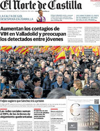 Portada El Norte de Castilla 2025-12-01