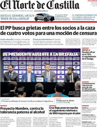 Portada periódico El Norte de Castilla